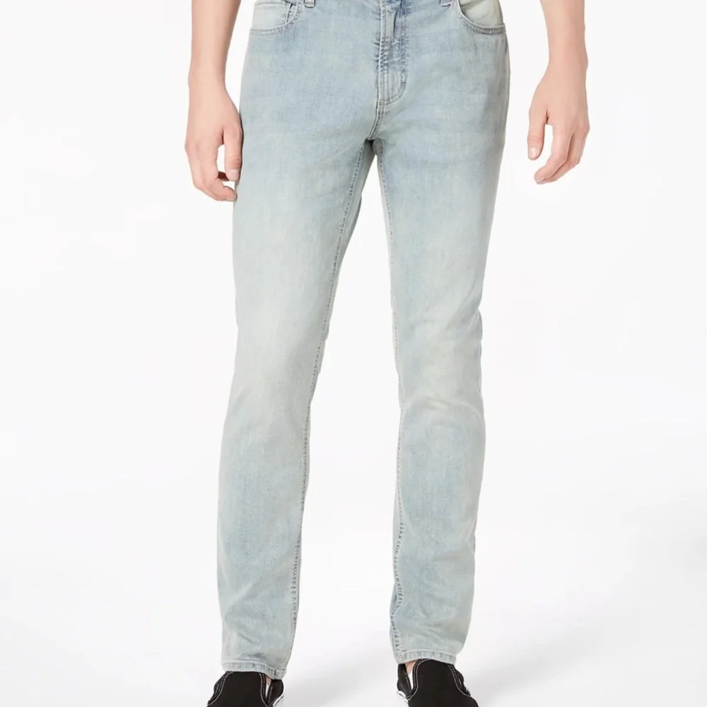 American Rag Slim Fit Stretch Jeans, Blue (faded), men’s Size 34 x 34, NMOT